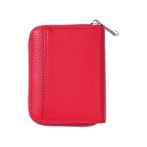 Damen-Geldbörse, kleine Münzgeldbörse mit Kartenhalter, stilvolle Kleingeldbörse, einfarbig, kurz, PU-Leder, Geldbörse für den täglichen Gebrauch, PU-Leder, Münzkartenhalter für Damen, rot, Mass Damen-Geldbörse, kleine Münzgeldbörse mit Kartenhalter, stilvolle Kleingeldbörse, einfarbig, kurz, PU-Leder, Geldbörse für den täglichen Gebrauch, PU-Leder, Münzkartenhalter für Damen, rot, Mass von Chenxi Studio