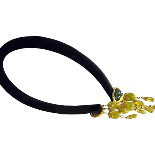 Elegante Edelstein-Quasten-Haarbänder, bequemes Haarstyling-Accessoire für verschiedene Frisuren, alle passenden Haarreifen von Chenxi Studio