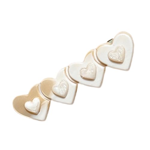 Haarspange aus Acetat, herzförmig, modisch, französische Haarspangen, Haarnadel, Strandurlaub, Haarschmuck für Damen und Mädchen von Chenxi Studio