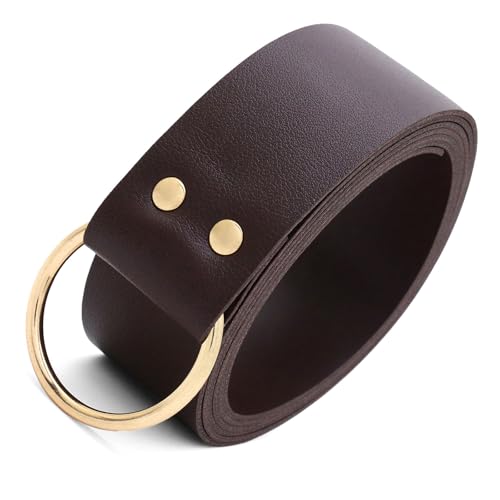 Mittelalterliche Gürteltasche aus Leder, Gürteltasche, Seitenpackung, Kork, Trankflasche, Mittelalter-Gürteltasche, Cs002br, Einheitsgröße, Mass Beauty von Chenxi Studio