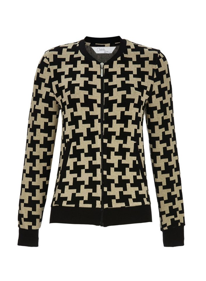 Chérie Line Blouson -Jacke mit Strickbündchen von Chérie Line