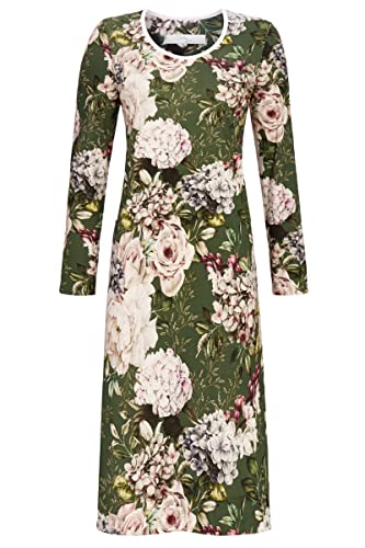 Cherie Line Damen Nachthemd mit Floraldessin grün 48 3571101,grün, 48 von Chérie Line