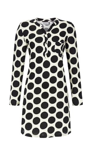 Chérie Line Nachthemd mit Krempelarm Farbe Creme, Größe 48 von Chérie Line