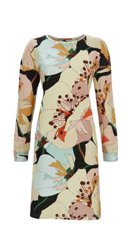 Chérie Line Nachthemd mit opulentem Blumendessin Opulenter Blumendruck von Chérie Line