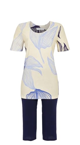 Pyjama mit Caprihose Farbe Sand, Größe 44 von Chérie Line