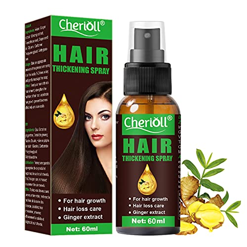 Anti-Haarausfall-Spray, Haarausfall und Haar-Behandlung, für dünner werdendes Haar, Verdickung und Nachwachen, fördert dickeres, Volleres und schneller wachsenden Haar,60ml von Cherioll