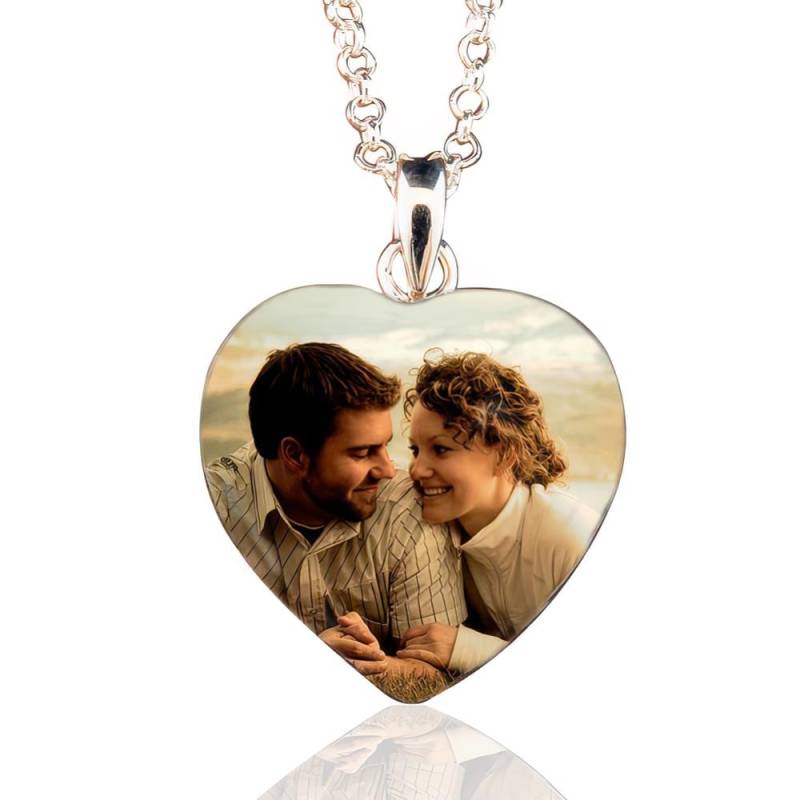 Herz Foto Halskette, Sterling Silber Memory Halskette Herz Foto Halskette, Sterling Silber Memory Halskette von CherishedHomeDesign