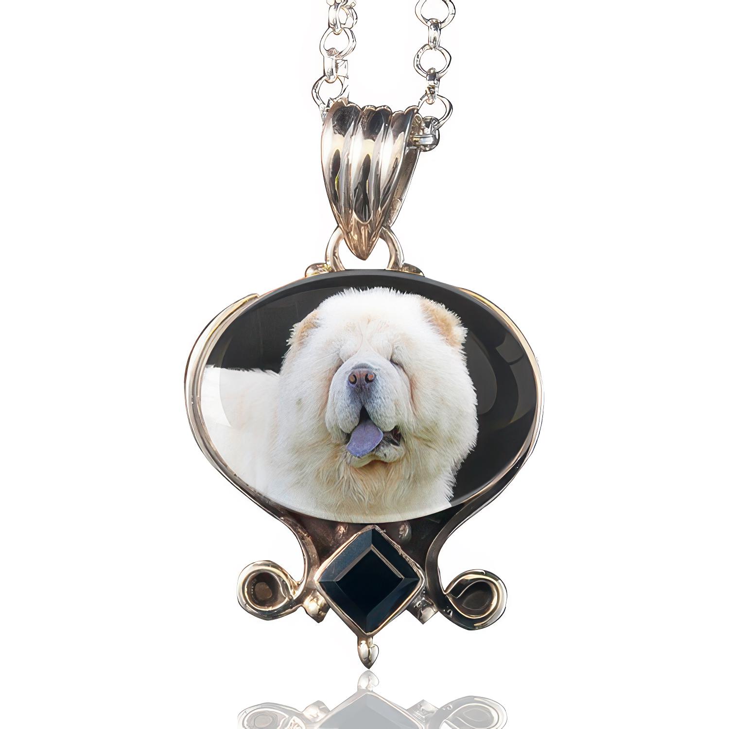 Personalisierte Sterling Silber Foto Anhänger Halskette, Angepasst Mit Ihrem Foto Personalisierte Sterling Silber Foto Anhänger Halskette, Angepasst Mit Ihrem Foto von CherishedHomeDesign