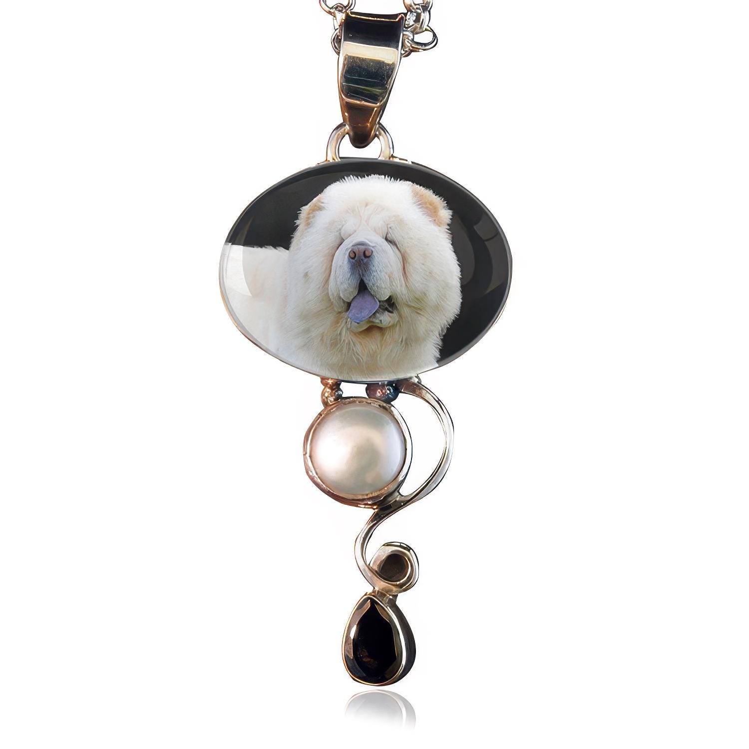Personalisierte Sterling Silber Pet Anhänger Halskette Hund Katze Foto Geschenk Für Hundeliebhaber Ihr Haustier Haustier-Denkmal Personalisierte Sterling Silber Pet Anhänger Halskette Hund Katze Foto Geschenk Für Hundeliebhaber Ihr Haustier Haustier-Denkmal von CherishedHomeDesign