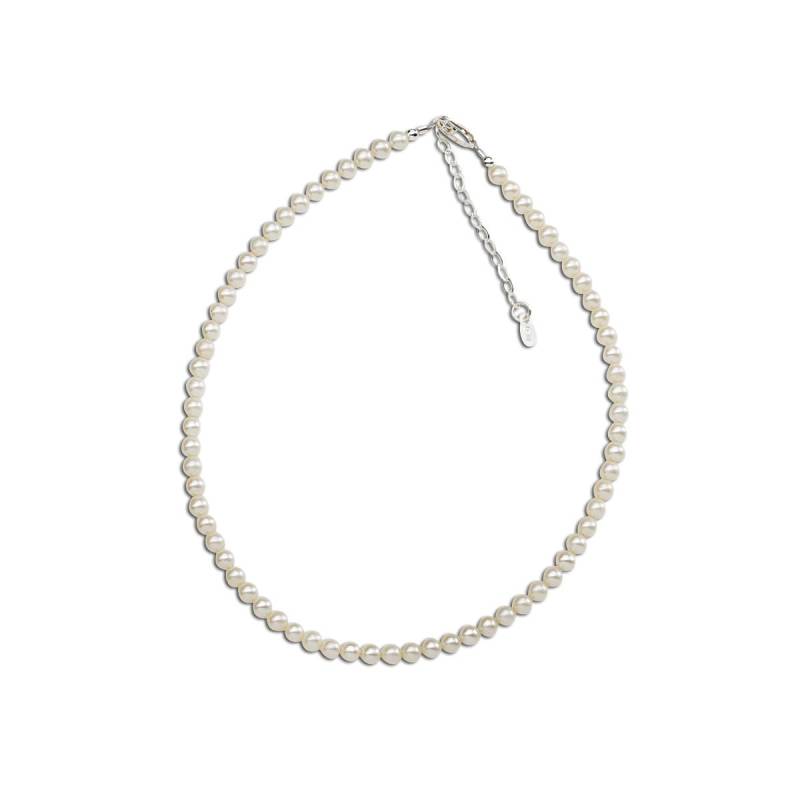 Weiche Weiße Süßwasserperlen Mit Sterling Silber Meine Erste Perlen, Mädchen Kleine Halskette Für Besondere Anlässe von CherishedMomentShop