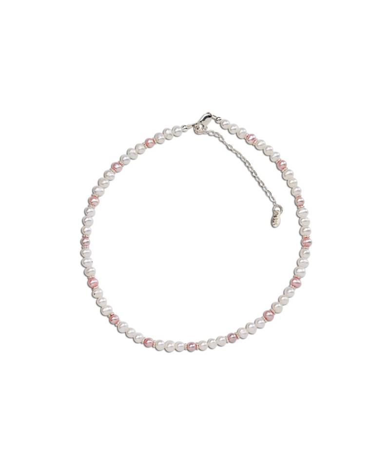 Weiße Und Rosa Süßwasserperlen Mit Sterlingsilber Erste Perlen, Kinder Perlenkette, Blumenmädchen Schmuck, Enkel Geschenk von CherishedMomentShop
