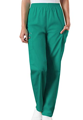 Cherokee Damen OP-Hose Originals - Kasackhose - Medizinische Kleidung mit Taschen - Scrubs - Schlupfhose - Medizinische Berufsbekleidung - Chirurgisches Grün - 2XL von Cherokee