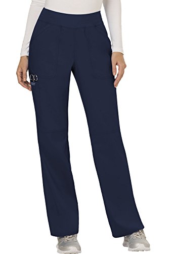 Cherokee Damen OP-Hose Revolution - Kasackhose - Mit Taschen - Scrubs - weicher Stretch - Schlupfhose - Medizinische Berufsbekleidung - Navy - L von Cherokee