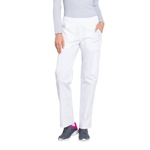 Cherokee Damen Kasack Hose Revolution - Cargo medizinische Schlupfhose - WWE110 - Weiß - 2XL von Cherokee