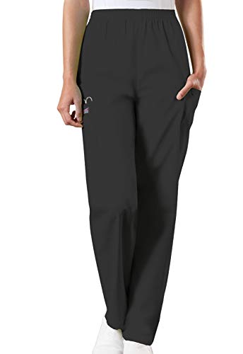 Cherokee Damen OP-Hose Originals - Kasackhose - Medizinische Kleidung mit Taschen - Scrubs - Schlupfhose - Medizinische Berufsbekleidung - Schwarz - 2XL von Cherokee