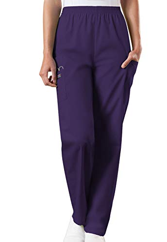 Cherokee Damen OP-Hose Originals - Kasackhose - Medizinische Kleidung mit Taschen - Scrubs - Schlupfhose - Medizinische Berufsbekleidung - Aubergine Violett - M von Cherokee