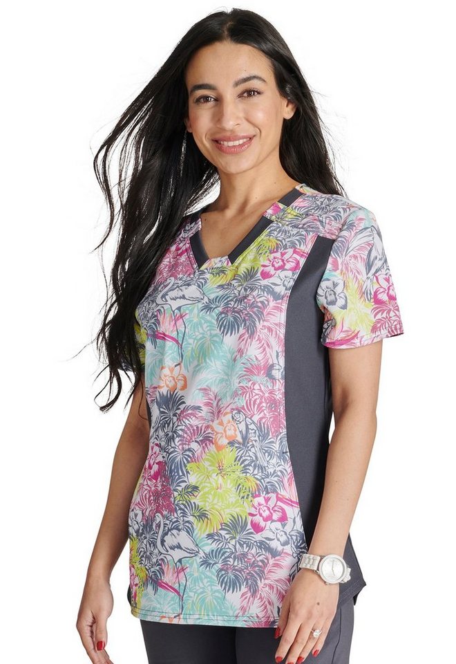 Cherokee Funktionsbluse Bunt bedruckter Damen Kasack Birds of Paradise" Kasack mit Motiv" von Cherokee