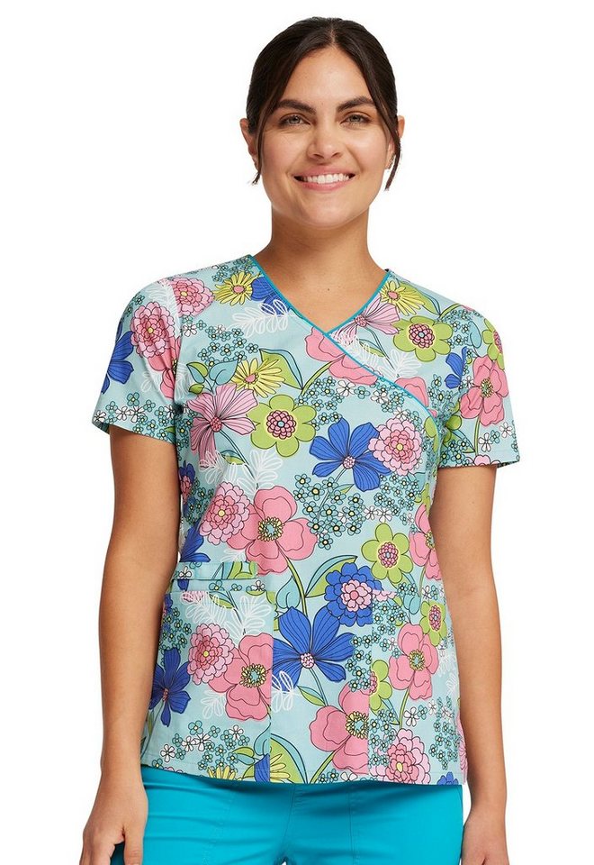 Cherokee Funktionsbluse Bunt bedruckter Damen Kasack Blumen" Kasack mit Motiv" von Cherokee