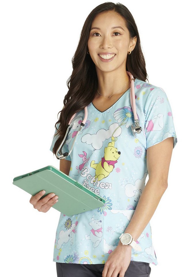 Cherokee Funktionsbluse Bunt bedruckter Damen Kasack "Bother Free" Kasack mit Motiv von Cherokee