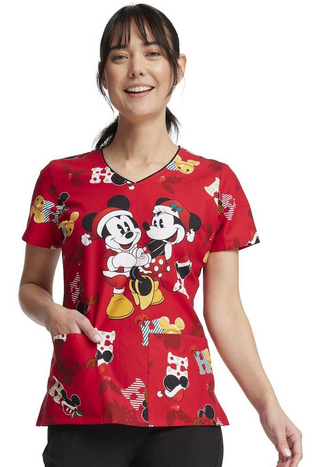 Cherokee Funktionsbluse Bunt bedruckter Damen Kasack Mickey" Kasack mit Motiv" von Cherokee