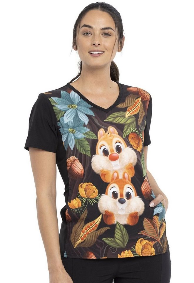 Cherokee Funktionsbluse Bunt bedruckter Disney Damen Kasack Twice as nice" Kasack mit Motiv" von Cherokee