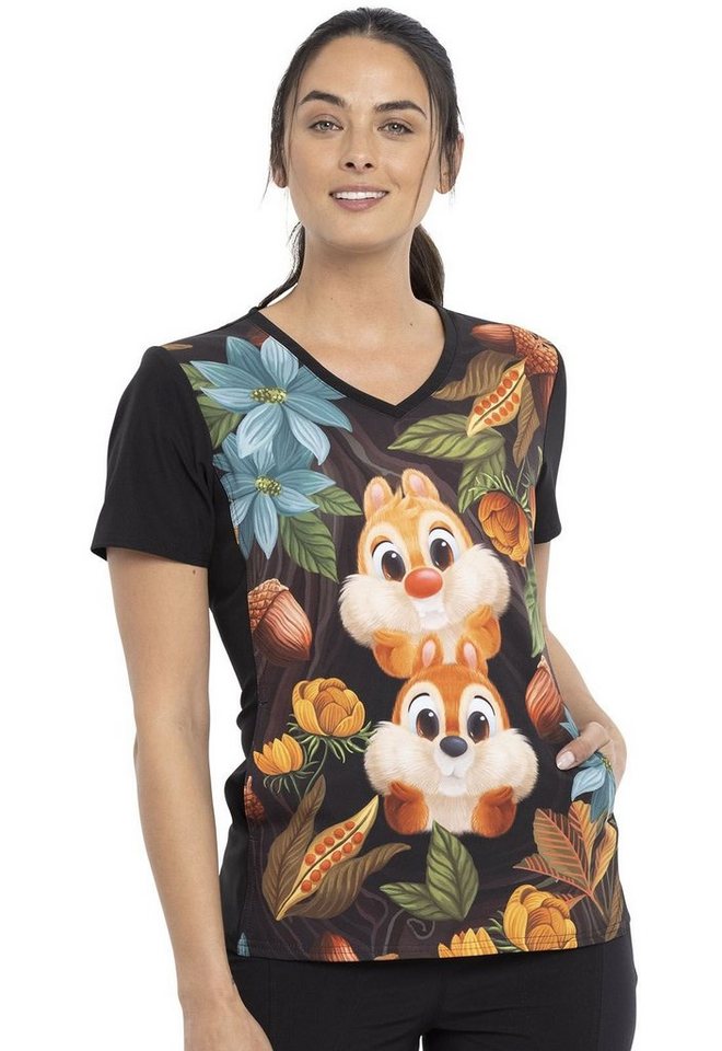 Cherokee Funktionsbluse Bunt bedruckter Disney Damen Kasack "Twice as nice" Kasack mit Motiv von Cherokee