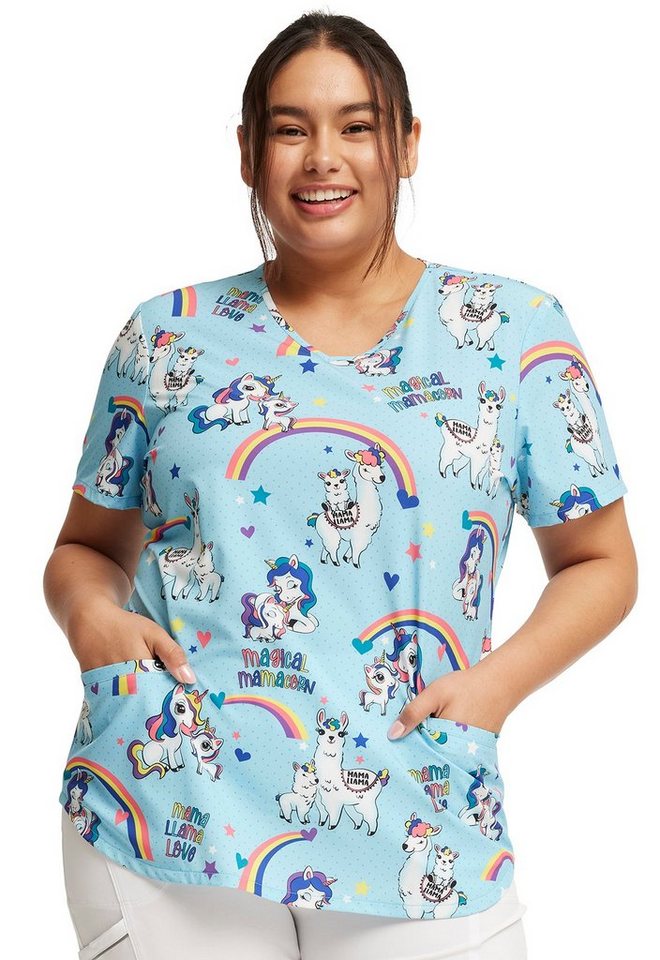 Cherokee Funktionsbluse Bunt bedruckter Kasack  Einhorn Mama" Kasack mit Motiv" von Cherokee