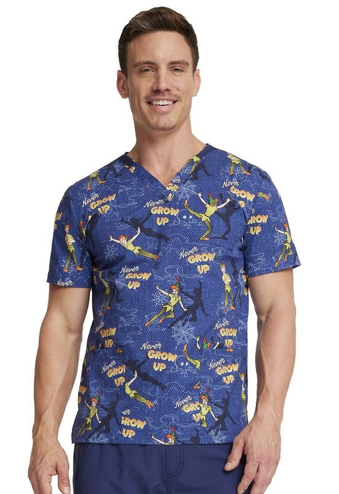 Cherokee Funktionsbluse Bunt bedruckter Unisex Kasack "Peterpan" Kasack mit Motiv von Cherokee