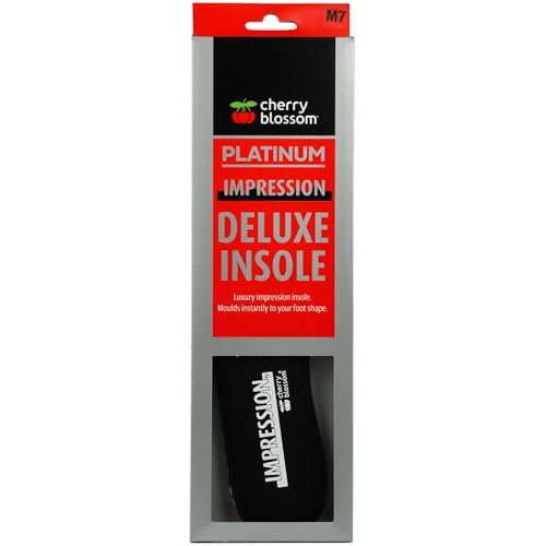 Cherry Blossom Herren Impression Deluxe Einlegesohle, Schwarz Cherry Blossom Herren Impression Deluxe Einlegesohle, Schwarz von Cherry Blossom
