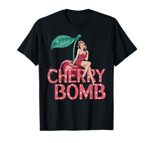 Cherry Bomb TShirt Frauen Männer Kirschen Roller Derby T-Shirt Cherry Bomb TShirt Frauen Männer Kirschen Roller Derby T-Shirt von Cherry Bomb TShirt Frauen Männer Kirschen