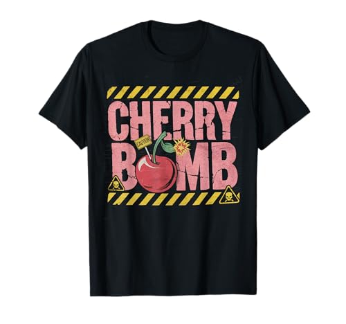 Cherry Bomb TShirt Frauen Männer Kirschen Roller Derby T-Shirt Cherry Bomb TShirt Frauen Männer Kirschen Roller Derby T-Shirt von Cherry Bomb TShirt Frauen Männer Kirschen