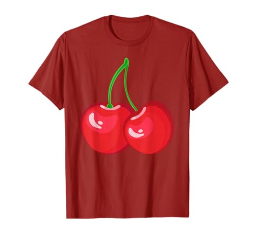 Cherry Shirt für Erwachsene, Herren, Damen, Kinder, Kirschkostüm T-Shirt von Cherry Costume Shirts