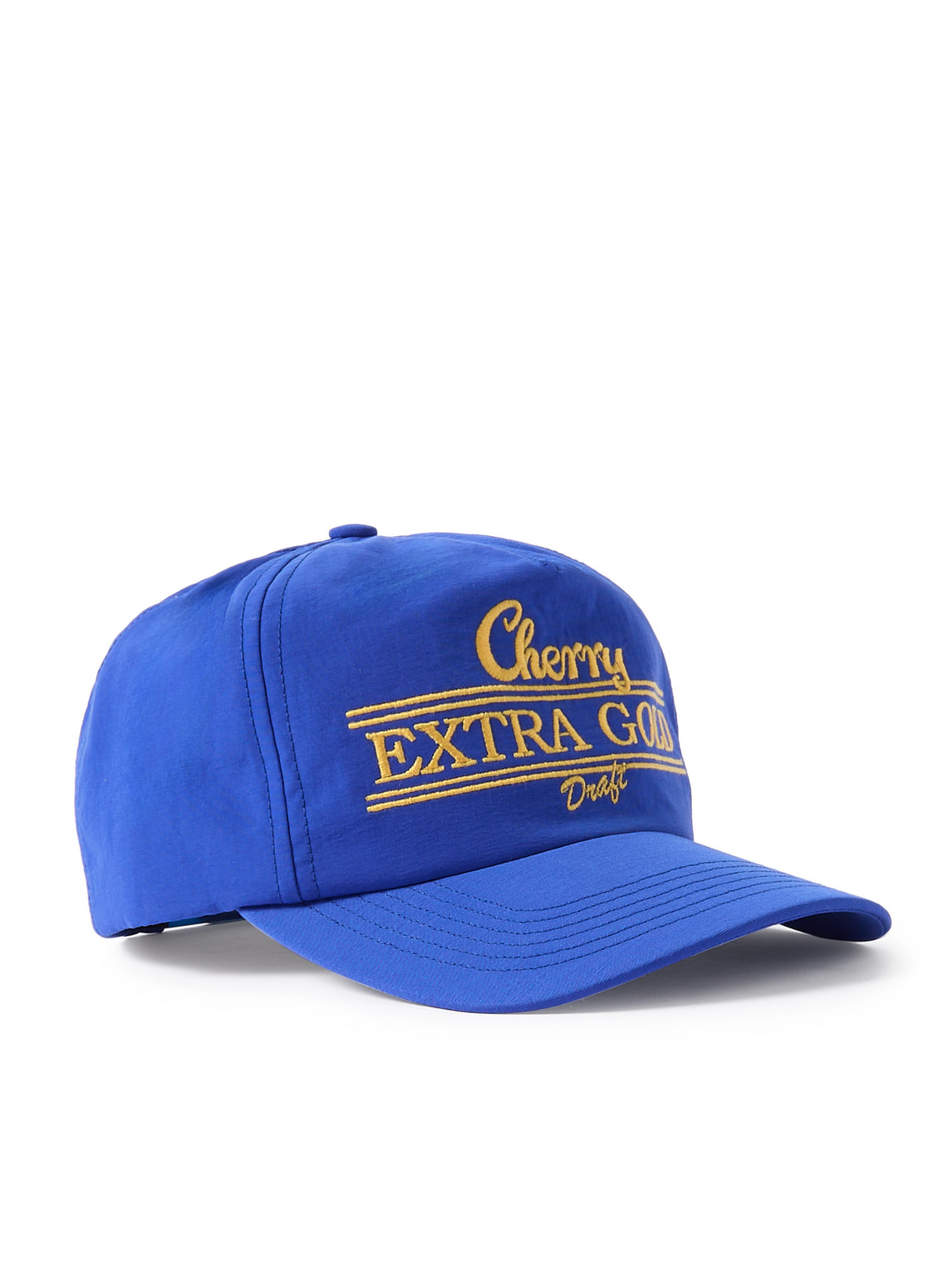 Cherry Los Angeles - Extra Gold Logo-Embroidered Nylon Baseball Cap - Men - Blue von Cherry Los Angeles