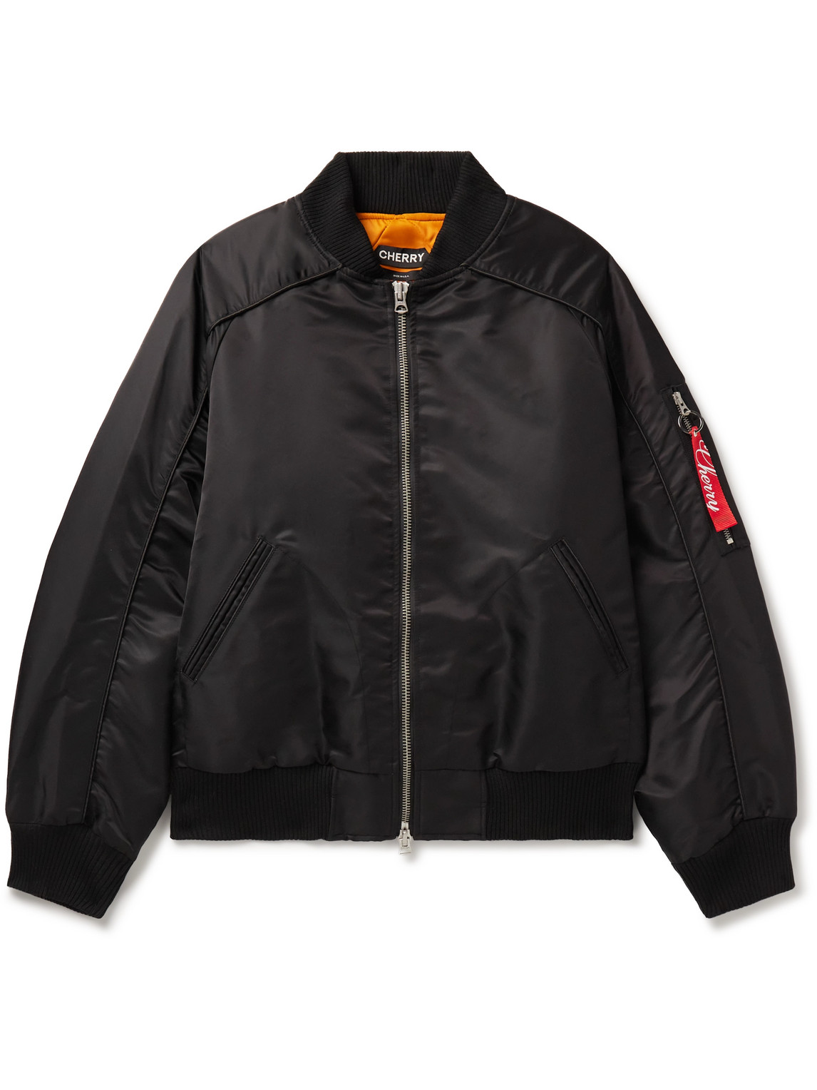 Cherry Los Angeles - Logo-Appliquéd Nylon Bomber Jacket - Men - Black - XL von Cherry Los Angeles