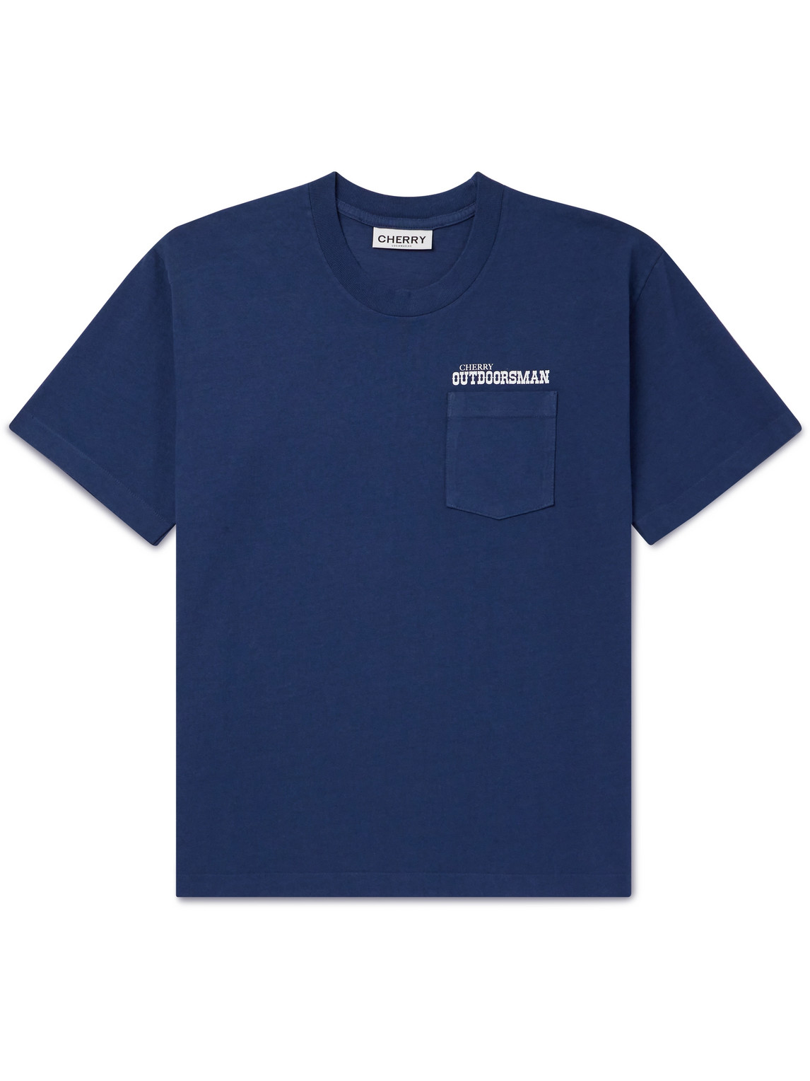 Cherry Los Angeles - Logo-Print Cotton-Jersey T-Shirt - Men - Blue - XL von Cherry Los Angeles