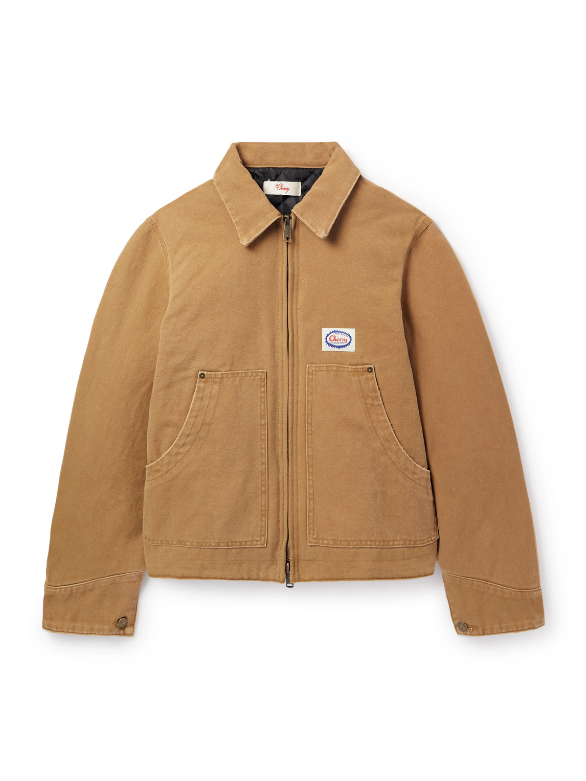 Cherry Los Angeles - Mechanic Printed Cotton-Canvas Trucker Jacket - Men - Brown - S von Cherry Los Angeles