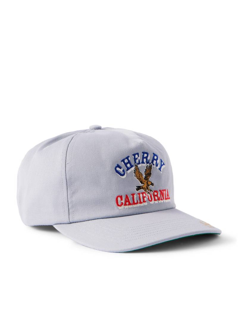 Cherry Los Angeles - Speed Series Logo-Embroidered Twill Baseball Cap - Men - Gray von Cherry Los Angeles