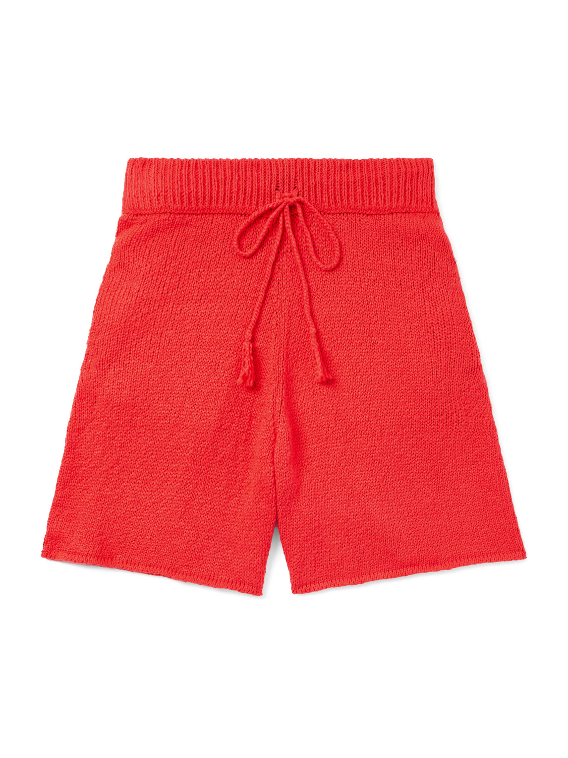 Cherry Los Angeles - Straight-Leg Cotton Drawstring Shorts - Men - Red - M von Cherry Los Angeles
