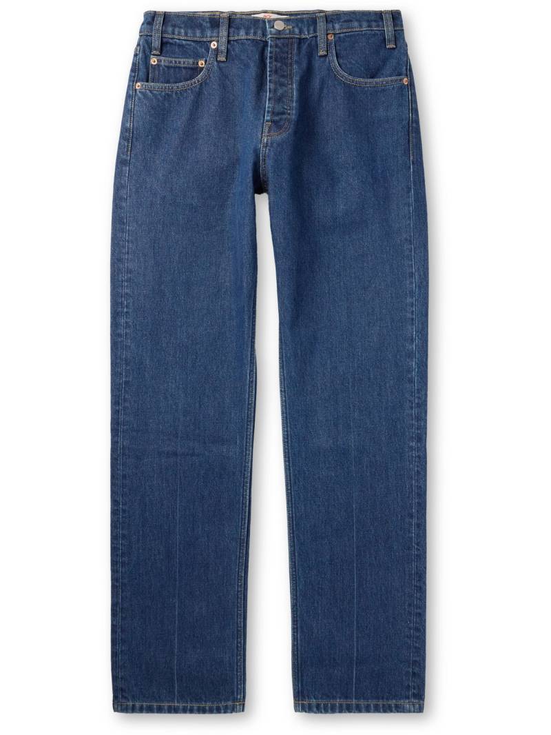 Cherry Los Angeles - Straight-Leg Logo-Embroidered Jeans - Men - Blue - UK/US 28 von Cherry Los Angeles