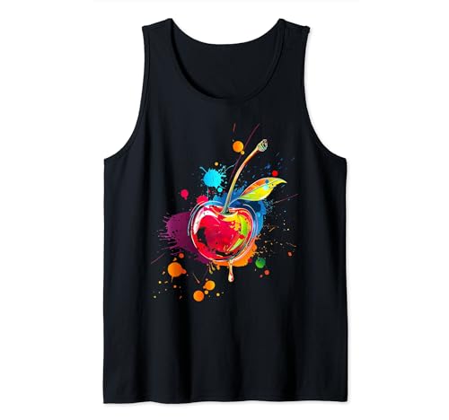 Cherry Pop Geschenkartikel Kirsche Pop Tank Top Multicolored Unisex-Erwachsene S EU 41.5 U-Ausschnitt Ärmellos Klassisch Tank Top Damen 1 Count 0 Pockets 1 Count von Cherry Pop Geschenkartikel