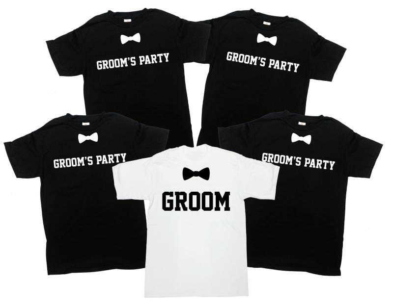 Bräutigam Und Trauzeugen Shirts Junggesellenabschied Geschenke Beste Geschenkideen Hochzeit Party Geschenk -Sa332-665 von CherryTees