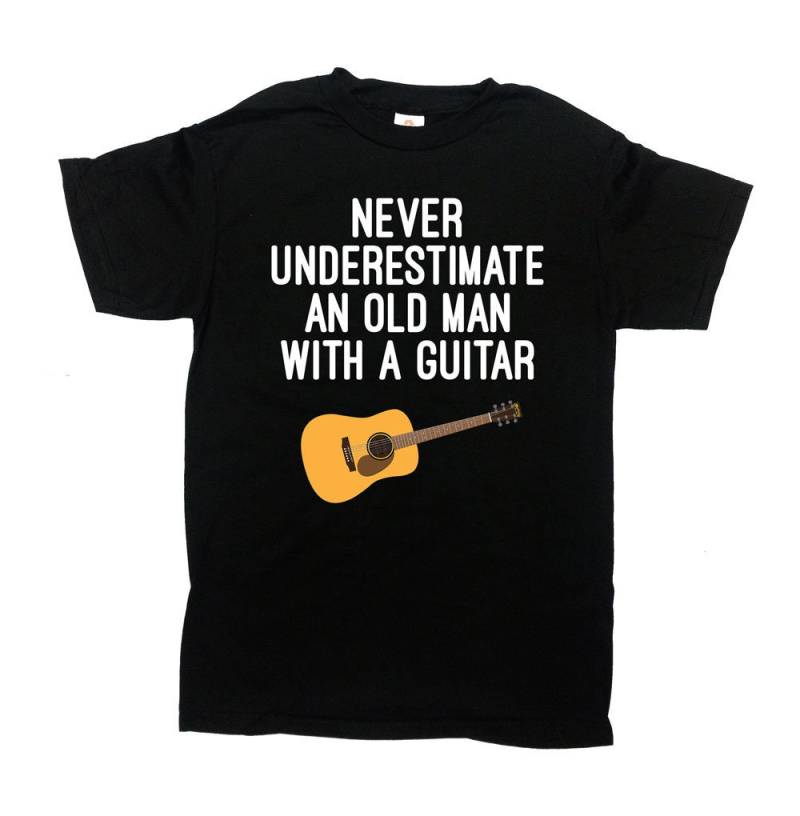 Gitarren-Shirt Gitarist Geschenk Für Opa-T-Shirt Gitarren-T-Shirt Großvater-Geschenke Gitarrenspieler-Musiker-Hemd-Großvater-T-stück - Sa1127 von CherryTees