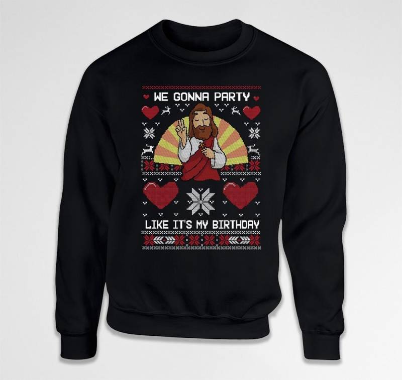 Hässliche Weihnachten Pullover Jesus Urlaub Geschenk Hässliche Party Weihnachtsgeschenk Wie Es Ist Mein Geburtstag - Sa1188 von CherryTees