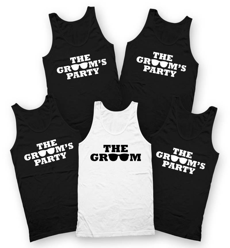 Junggesellenabschied Shirts Hochzeitsfeier Tanks Bräutigam Und Groomsmen Geschenke Für Trauzeugen Vorschlag Crew - Sa1118-1130 von CherryTees