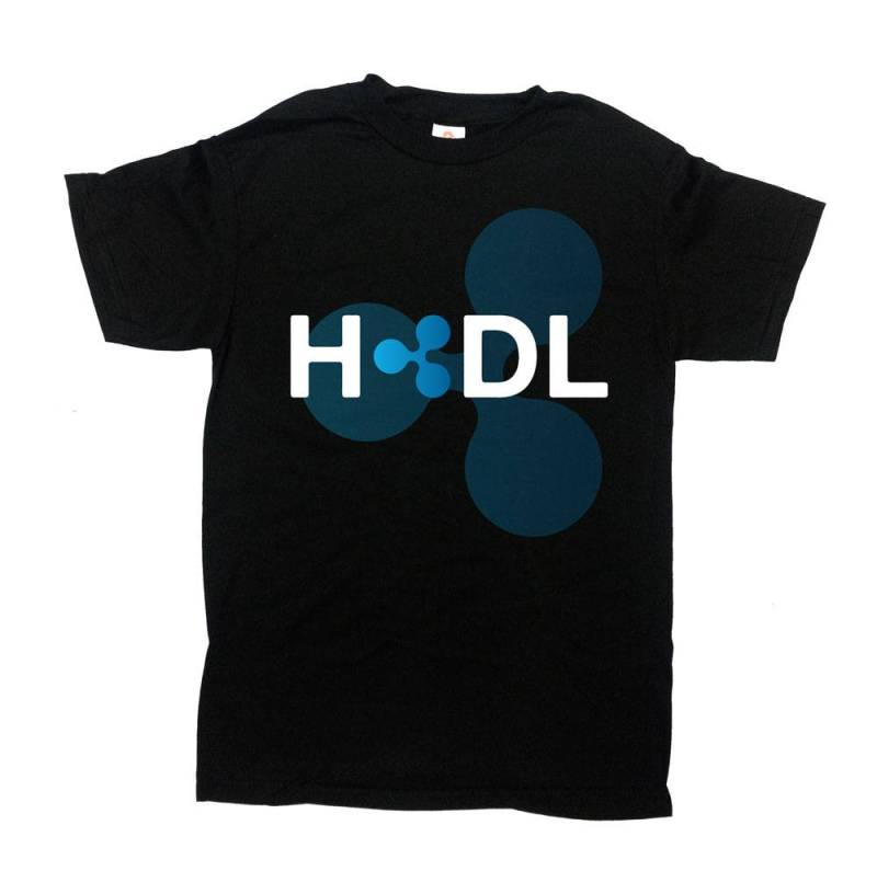 Krypto-Währung Geschenke Ripple T-Shirt Krypto-Shirt Blockkette Krypto-Geschenke Xrp Logo Hodl Anker Herren Damen - Sa1005 von CherryTees