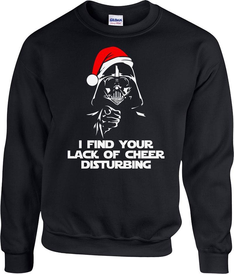 Lustig Weihnachten Pullover Film Geschenke Für Männer Urlaub Hoodie Geschenk Ideen Xmas Outfits Ich Finde Ihren Mangel An Freude Beunruhigend - Sa510 von CherryTees