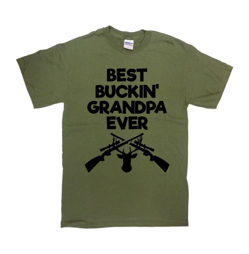 Lustiges Jagd-Hemd Jagd-Geschenke Für Großvater T-Shirt Jäger-Geschenkideen Ihn Rotwild-Jagd-Hemd Vatertagsgeschenk Herren-T-stück - Sa1087 von CherryTees