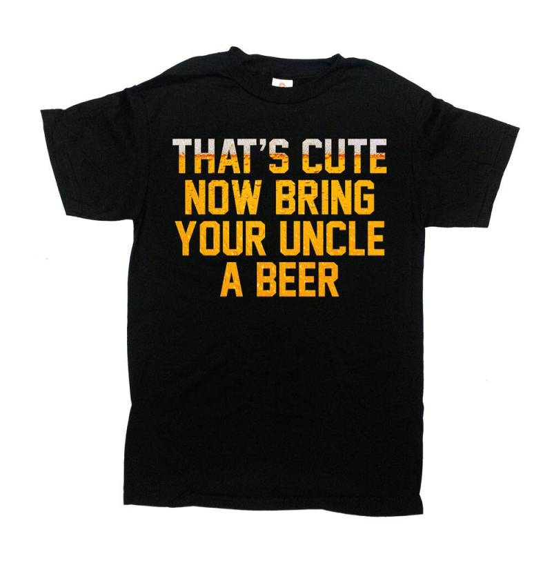Lustiges Onkel-Hemd Bier-T-Shirt Onkel Geschenkidee Neuer Bester Bier-Liebhaber-Funcle, Das Jetzt Niedlich Ist Bringen Sie Ihrem Ein von CherryTees