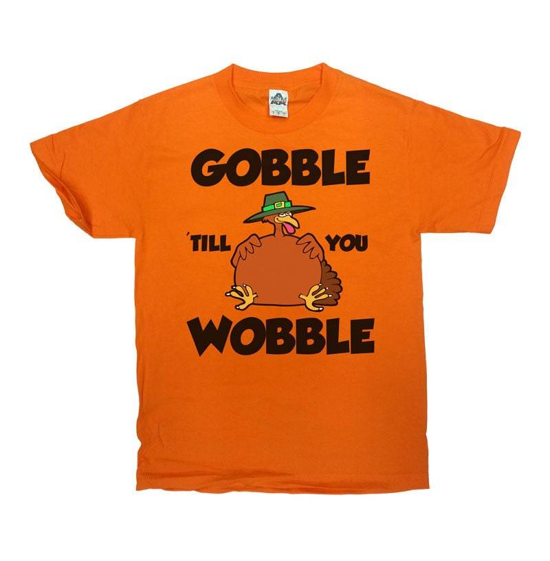 Lustiges Thanksgiving-Shirt Verschlingen, Bis Sie Wackeln Türkei Shirt Geschenk Für Thanksgiving Erntedank Urlaub Geschenke T-Shirt - Sa512 von CherryTees