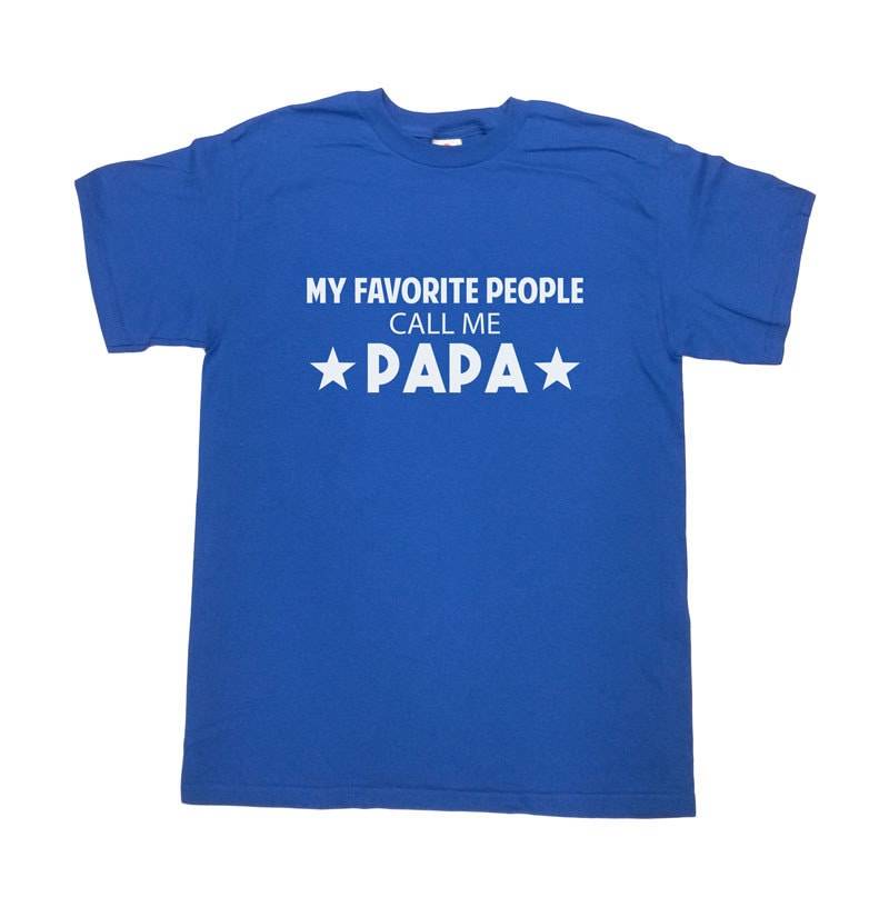 Papa T-Shirt Opa Shirt Tshirt Vatertagsgeschenk Meine Lieblingsmenschen Nennen Mich Anpassen Jedes Familienmitglied Herren - Sa166 von CherryTees